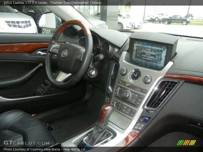 Thunder Gray ChromaFlair / Ebony 2010 Cadillac CTS 3.6 Sedan
