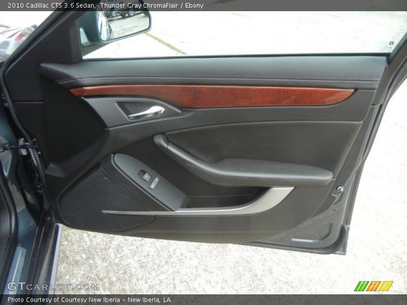 Thunder Gray ChromaFlair / Ebony 2010 Cadillac CTS 3.6 Sedan