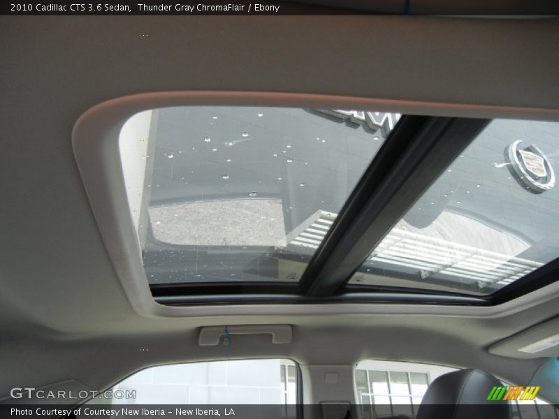 Thunder Gray ChromaFlair / Ebony 2010 Cadillac CTS 3.6 Sedan