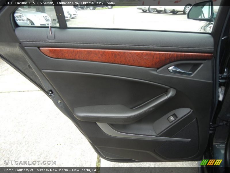 Thunder Gray ChromaFlair / Ebony 2010 Cadillac CTS 3.6 Sedan
