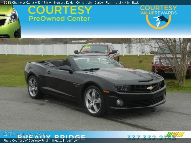 Carbon Flash Metallic / Jet Black 2012 Chevrolet Camaro SS 45th Anniversary Edition Convertible
