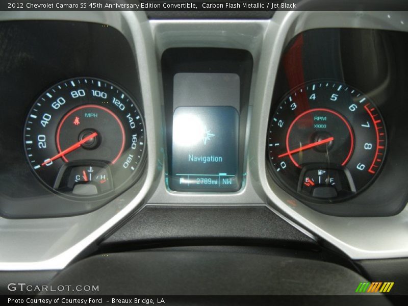 Carbon Flash Metallic / Jet Black 2012 Chevrolet Camaro SS 45th Anniversary Edition Convertible