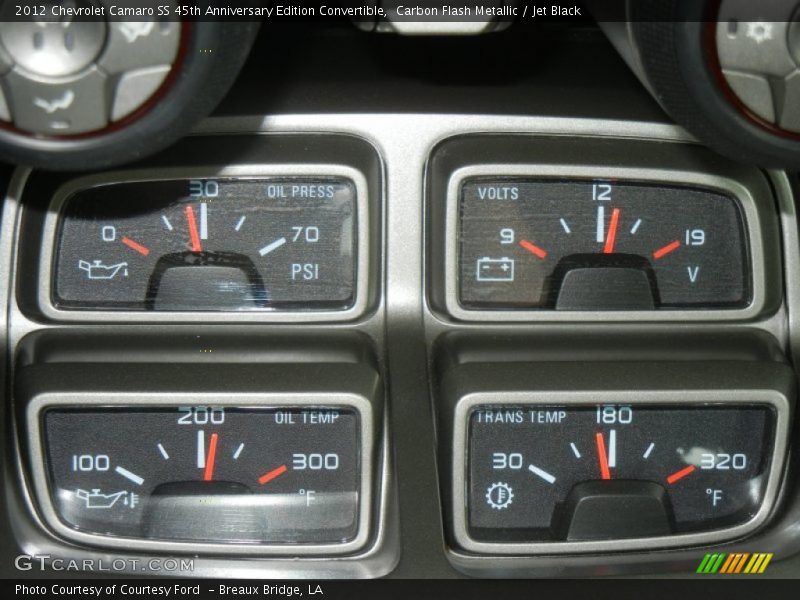 Carbon Flash Metallic / Jet Black 2012 Chevrolet Camaro SS 45th Anniversary Edition Convertible