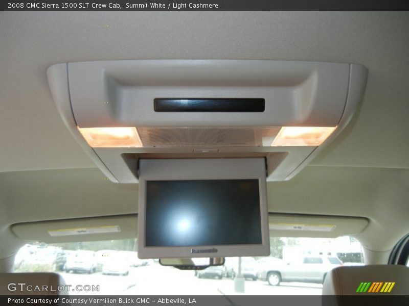 Summit White / Light Cashmere 2008 GMC Sierra 1500 SLT Crew Cab