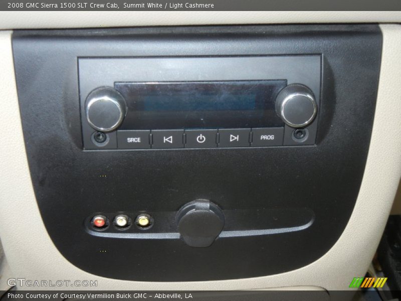 Summit White / Light Cashmere 2008 GMC Sierra 1500 SLT Crew Cab