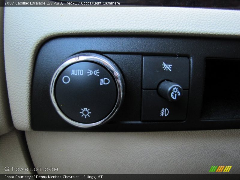 Red-E / Cocoa/Light Cashmere 2007 Cadillac Escalade ESV AWD