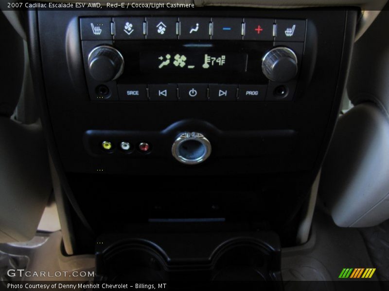 Red-E / Cocoa/Light Cashmere 2007 Cadillac Escalade ESV AWD
