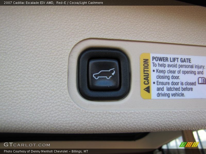 Red-E / Cocoa/Light Cashmere 2007 Cadillac Escalade ESV AWD