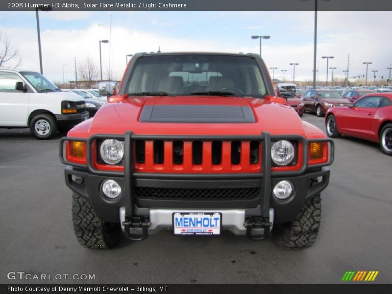 Solar Flare Metallic / Light Cashmere 2008 Hummer H3 Alpha