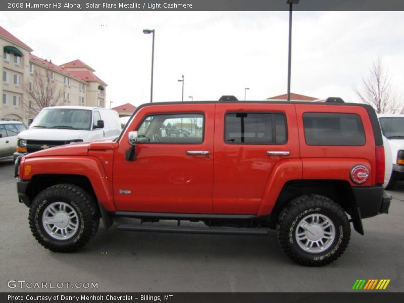 Solar Flare Metallic / Light Cashmere 2008 Hummer H3 Alpha