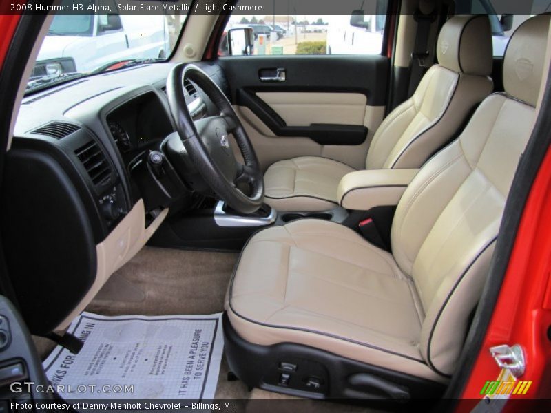  2008 H3 Alpha Light Cashmere Interior