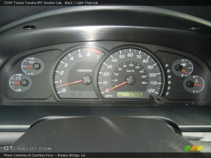 Black / Light Charcoal 2006 Toyota Tundra SR5 Double Cab