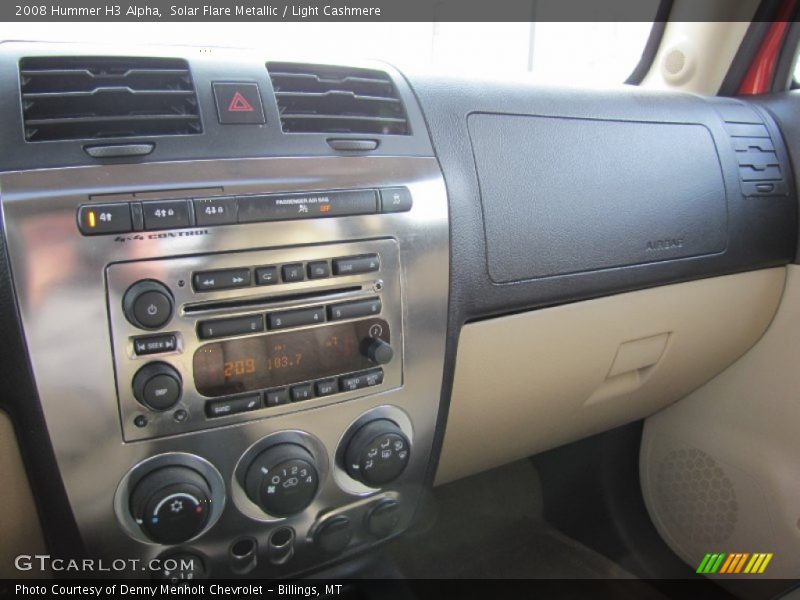 Solar Flare Metallic / Light Cashmere 2008 Hummer H3 Alpha
