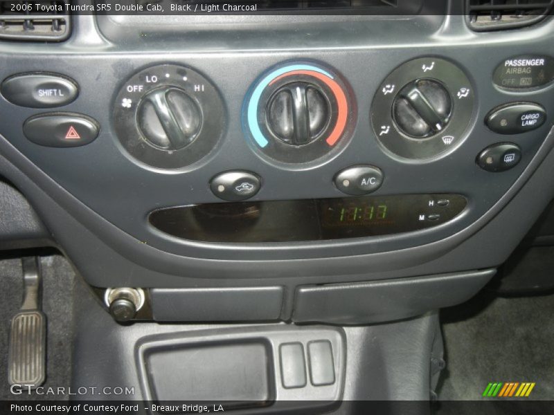 Black / Light Charcoal 2006 Toyota Tundra SR5 Double Cab