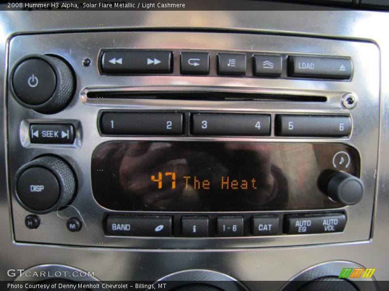 Audio System of 2008 H3 Alpha