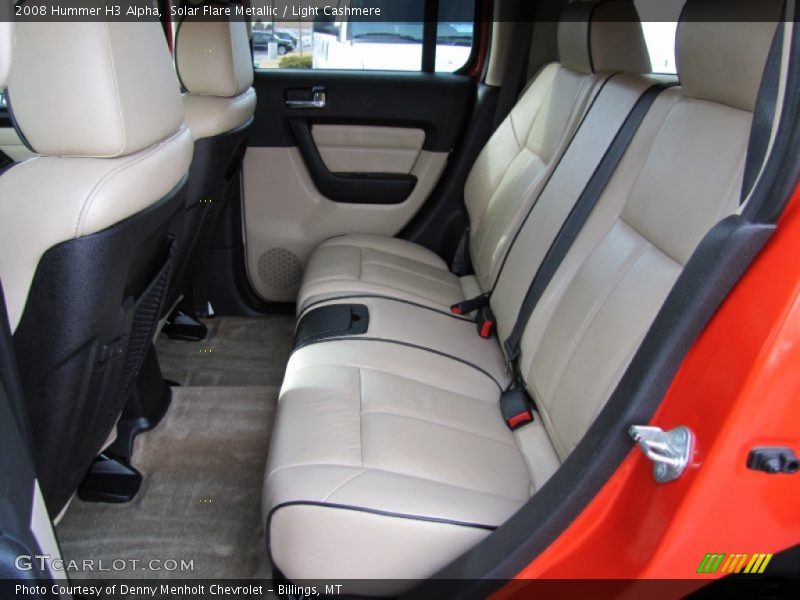 Rear Seat of 2008 H3 Alpha