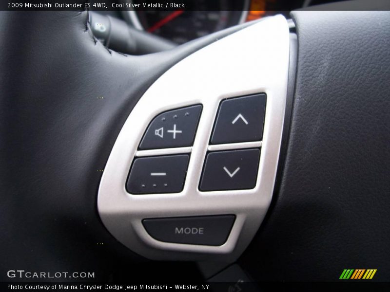 Cool Silver Metallic / Black 2009 Mitsubishi Outlander ES 4WD