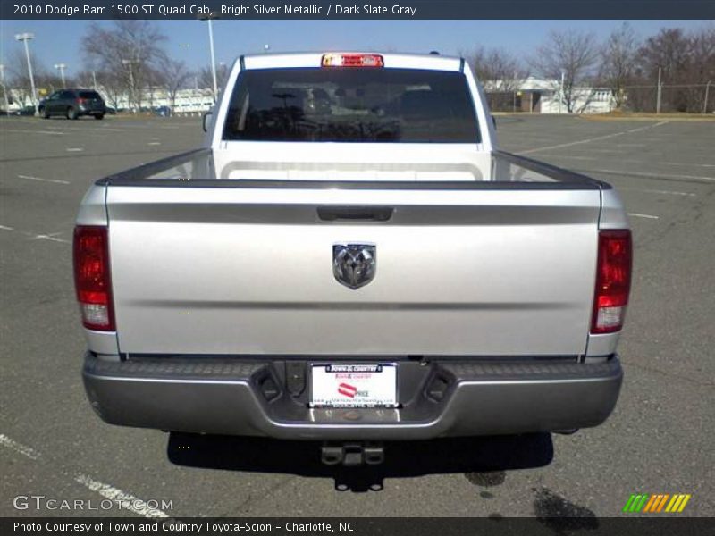 Bright Silver Metallic / Dark Slate Gray 2010 Dodge Ram 1500 ST Quad Cab