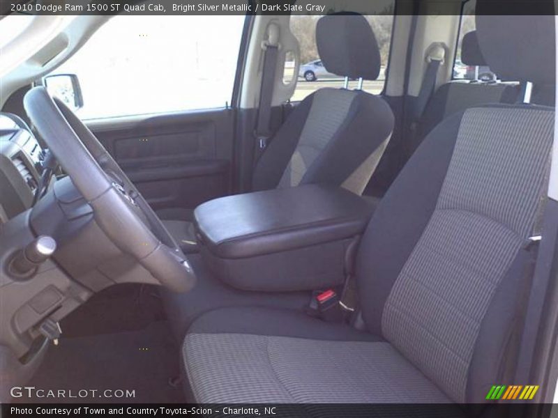 Bright Silver Metallic / Dark Slate Gray 2010 Dodge Ram 1500 ST Quad Cab
