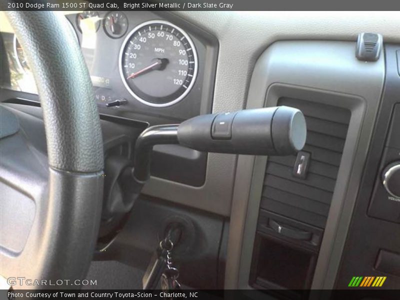 Bright Silver Metallic / Dark Slate Gray 2010 Dodge Ram 1500 ST Quad Cab