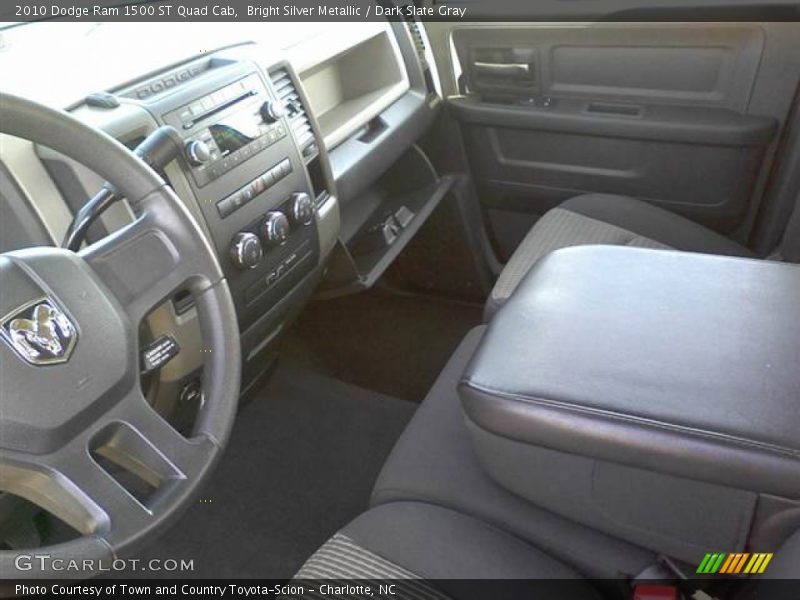 Bright Silver Metallic / Dark Slate Gray 2010 Dodge Ram 1500 ST Quad Cab