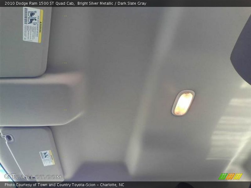 Bright Silver Metallic / Dark Slate Gray 2010 Dodge Ram 1500 ST Quad Cab