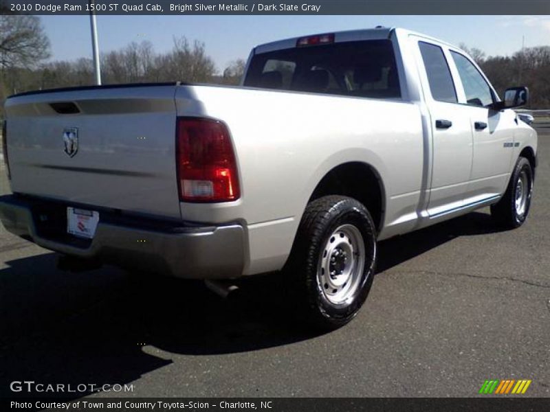 Bright Silver Metallic / Dark Slate Gray 2010 Dodge Ram 1500 ST Quad Cab