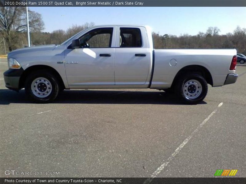 Bright Silver Metallic / Dark Slate Gray 2010 Dodge Ram 1500 ST Quad Cab