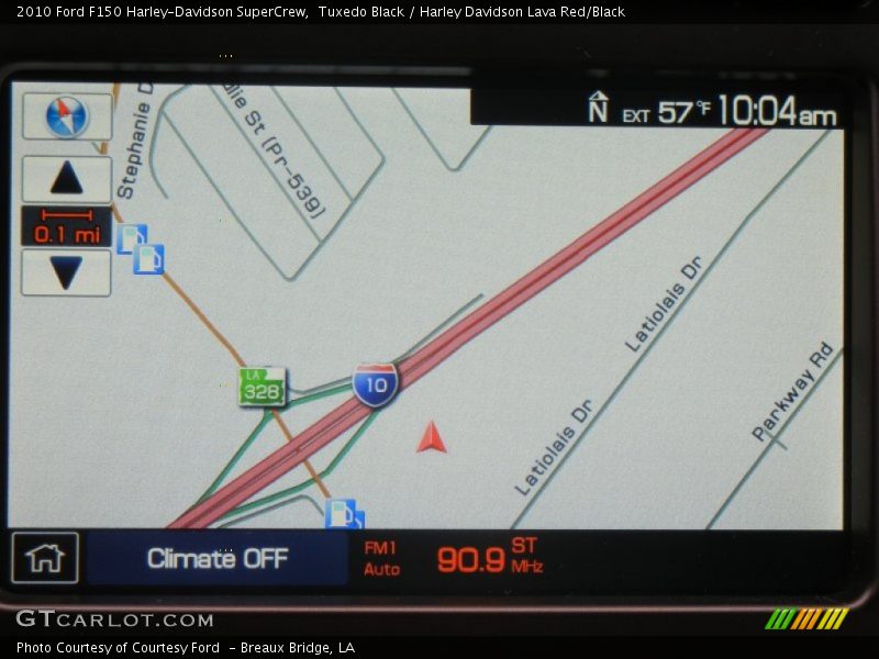 Navigation of 2010 F150 Harley-Davidson SuperCrew