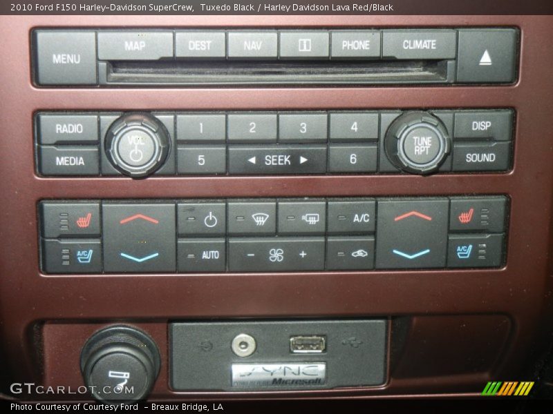 Controls of 2010 F150 Harley-Davidson SuperCrew