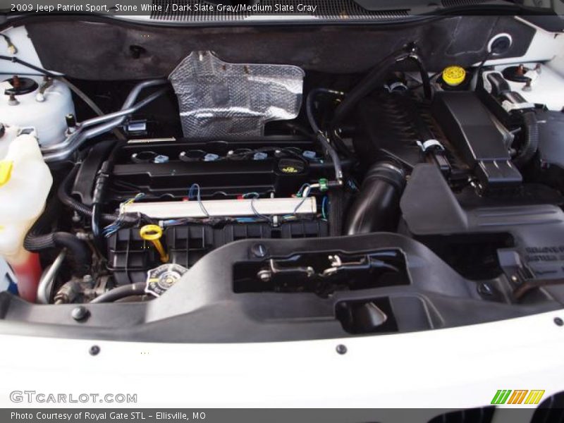 Stone White / Dark Slate Gray/Medium Slate Gray 2009 Jeep Patriot Sport