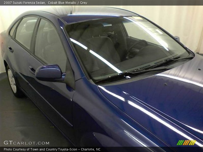 Cobalt Blue Metallic / Grey 2007 Suzuki Forenza Sedan