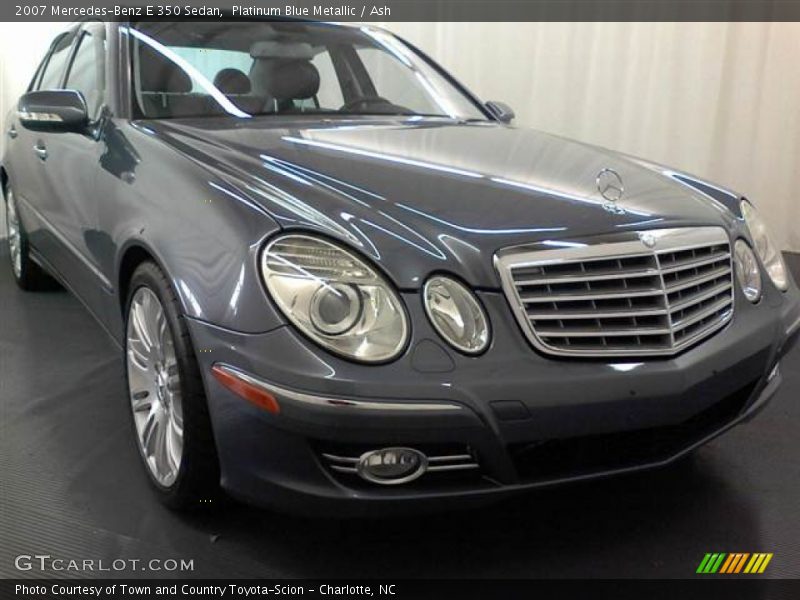 Platinum Blue Metallic / Ash 2007 Mercedes-Benz E 350 Sedan