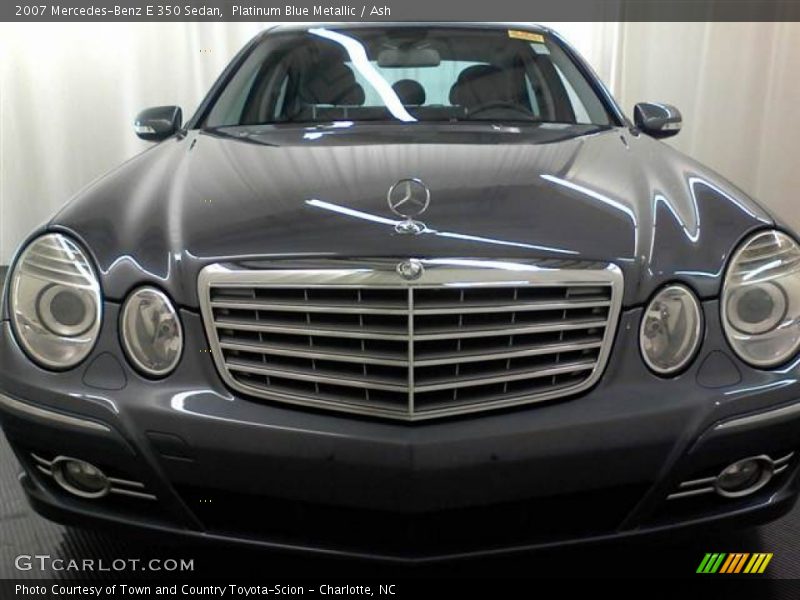 Platinum Blue Metallic / Ash 2007 Mercedes-Benz E 350 Sedan