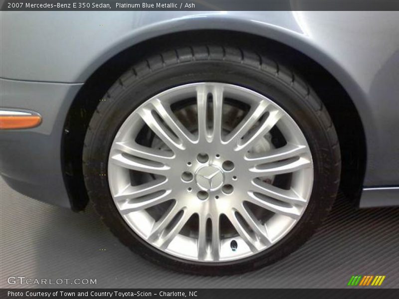 Platinum Blue Metallic / Ash 2007 Mercedes-Benz E 350 Sedan