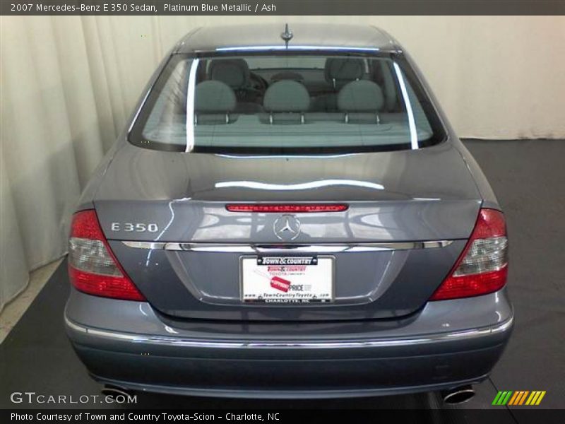 Platinum Blue Metallic / Ash 2007 Mercedes-Benz E 350 Sedan