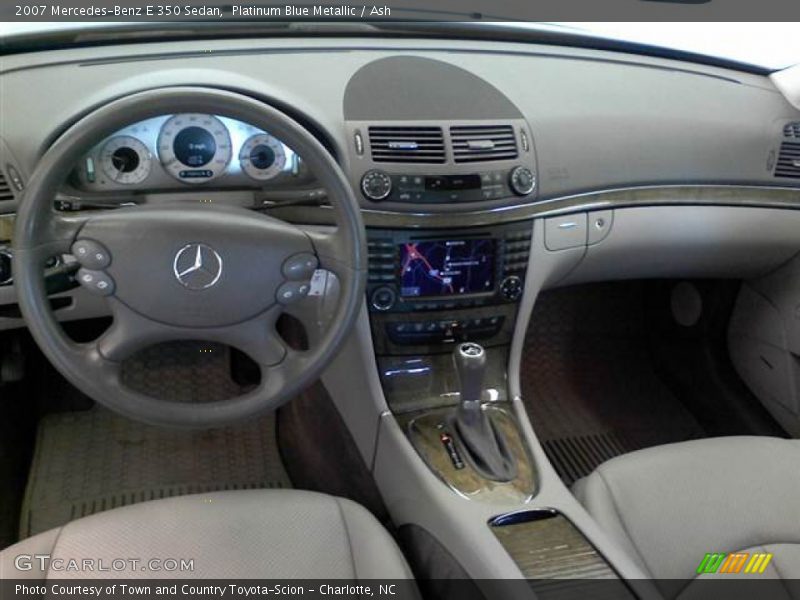 Platinum Blue Metallic / Ash 2007 Mercedes-Benz E 350 Sedan
