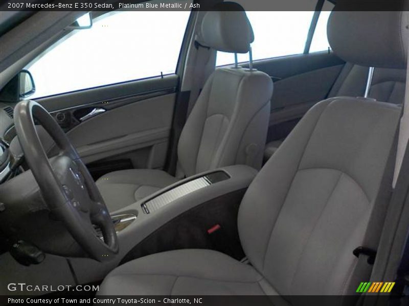 Platinum Blue Metallic / Ash 2007 Mercedes-Benz E 350 Sedan