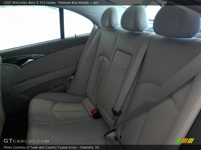 Platinum Blue Metallic / Ash 2007 Mercedes-Benz E 350 Sedan