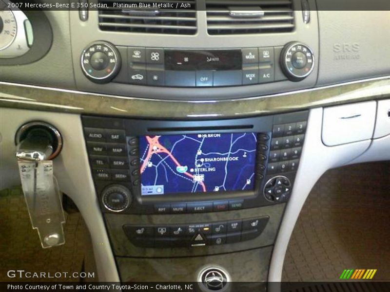Platinum Blue Metallic / Ash 2007 Mercedes-Benz E 350 Sedan