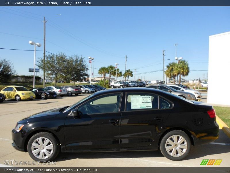 Black / Titan Black 2012 Volkswagen Jetta S Sedan