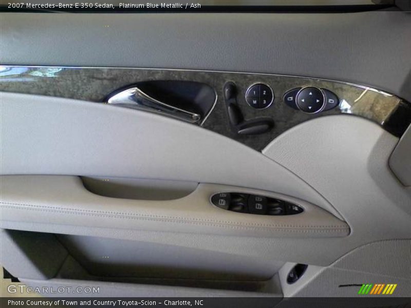 Platinum Blue Metallic / Ash 2007 Mercedes-Benz E 350 Sedan