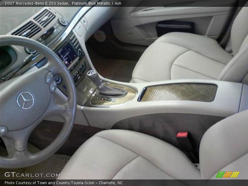 Platinum Blue Metallic / Ash 2007 Mercedes-Benz E 350 Sedan