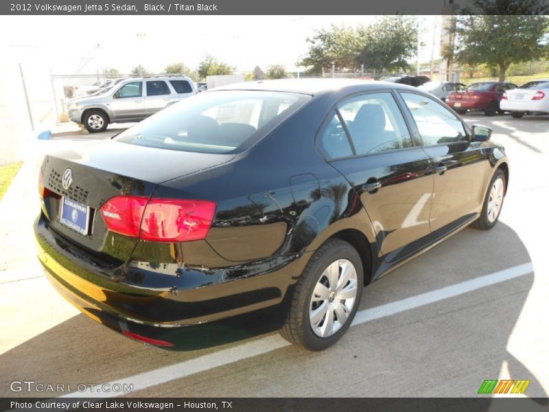 Black / Titan Black 2012 Volkswagen Jetta S Sedan