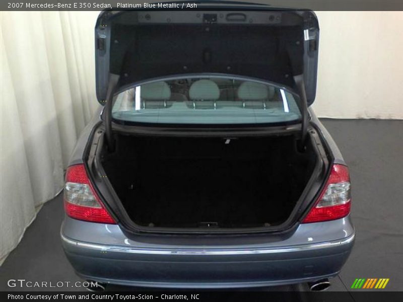 Platinum Blue Metallic / Ash 2007 Mercedes-Benz E 350 Sedan