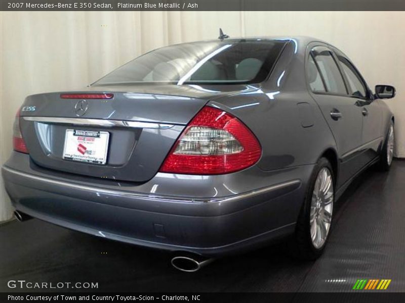 Platinum Blue Metallic / Ash 2007 Mercedes-Benz E 350 Sedan