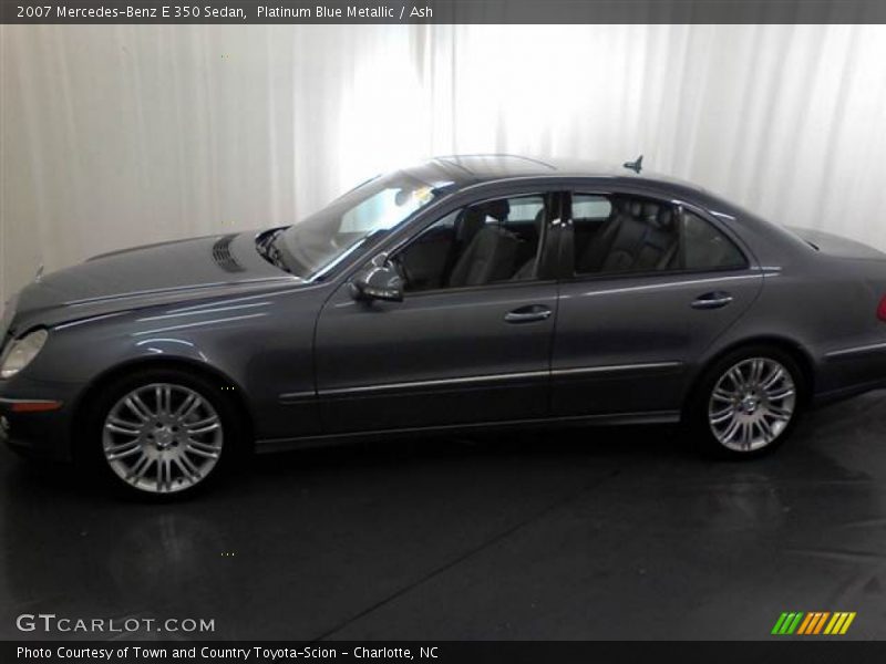 Platinum Blue Metallic / Ash 2007 Mercedes-Benz E 350 Sedan