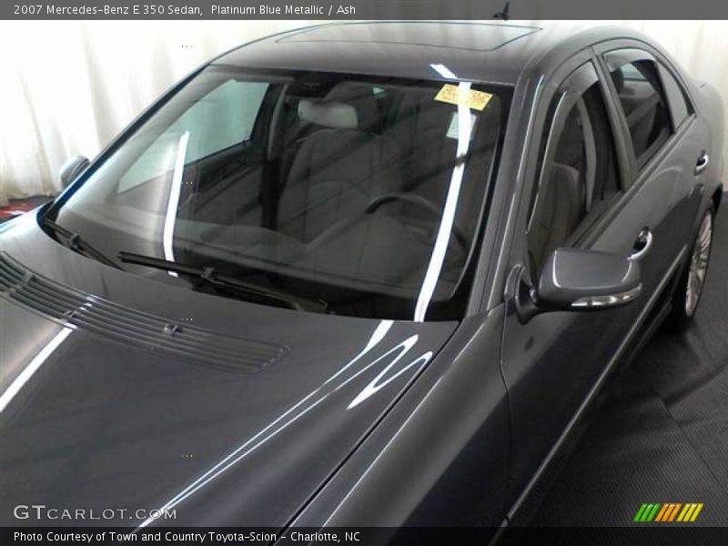 Platinum Blue Metallic / Ash 2007 Mercedes-Benz E 350 Sedan