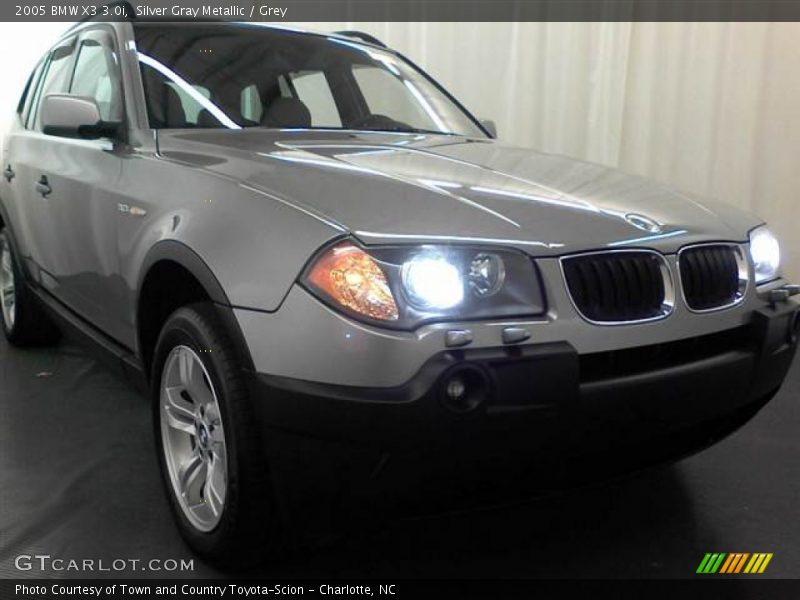 Silver Gray Metallic / Grey 2005 BMW X3 3.0i