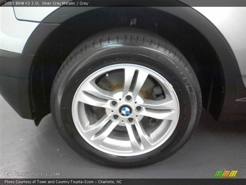 Silver Gray Metallic / Grey 2005 BMW X3 3.0i